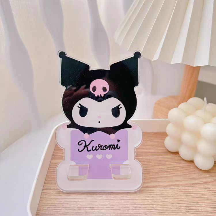 Acrylic Mobile Phone Holder Cute Cartoon Portable Desktop Mobile Phone Holder Ornament Stand Personalized Customization