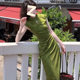 Traditional Chinese Cheongsam Full Open Front 2025 Girl Cool Style Daily Retro High-End Elegant New Chinese Dress Cross-Border