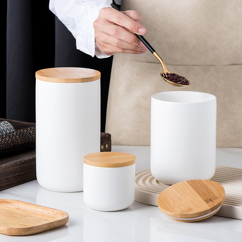 Moyi Jianpin sealed jar household food-grade grain storage jar moisture-proof ceramic storage jar storage jar