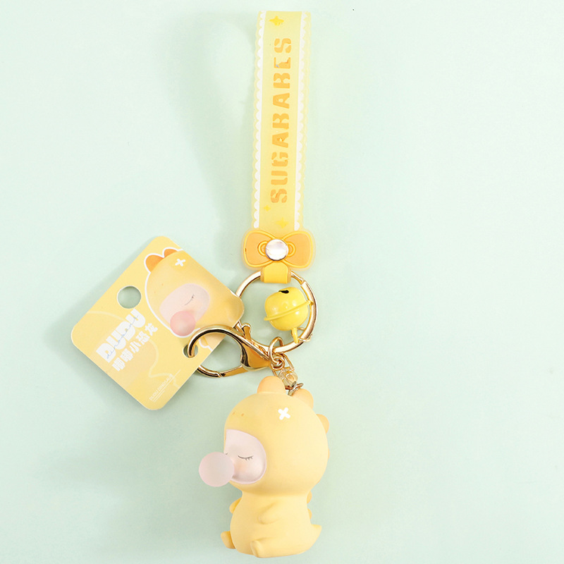 Dinosauro lindo lindo bonito bonito llavero, mochila, adornos, colgantes exquisitos, colgantes directos al por mayor.