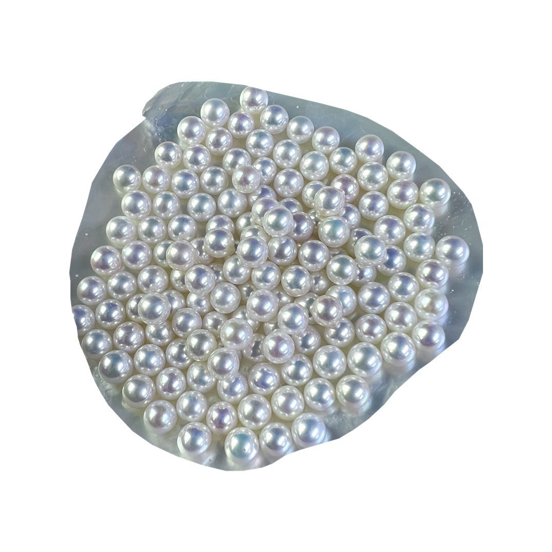 4 ~ 5mm freshwater AK nude beads wholesale gloss is good