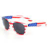 Transparent independent day American flag sunglasses Mi Nail Factory customized gift promotion glasses FDA