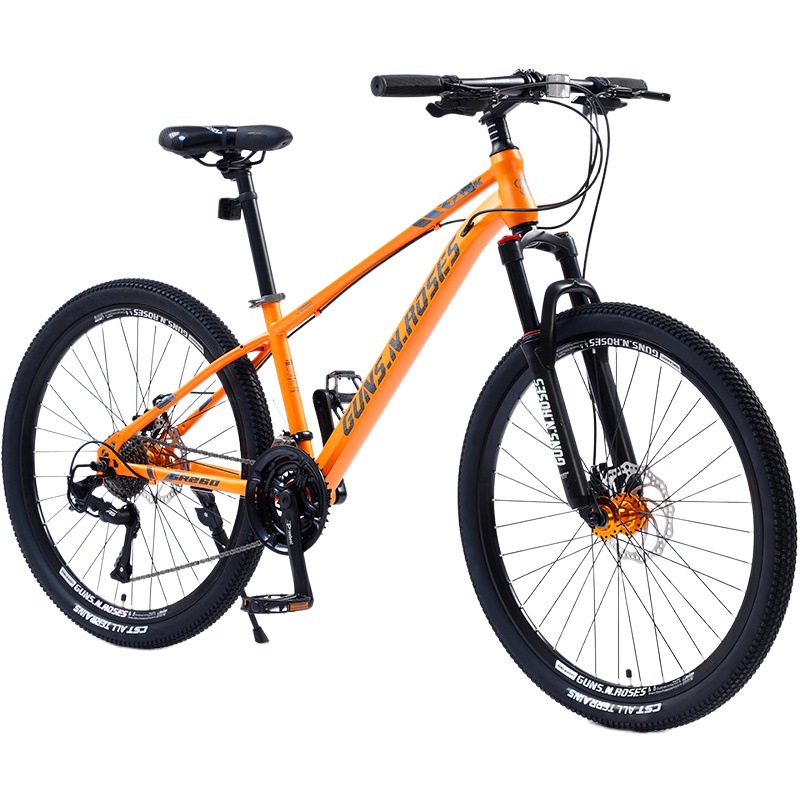 Armas. N. ROSES pistola flor montaña bicicleta masculina y femenina estudiante coche disco freno amortiguación cercanías vehículo todoterreno