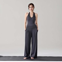 【新品】瑜伽服女士美背挂脖一体式运动内衣普拉提文胸健身衣