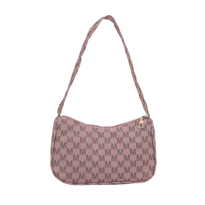 Bolsa de media luna impresa retro bolso de otoño nicho de diseño de estilo occidental 2024 nuevo bolso de hombro bolso de mano hermoso