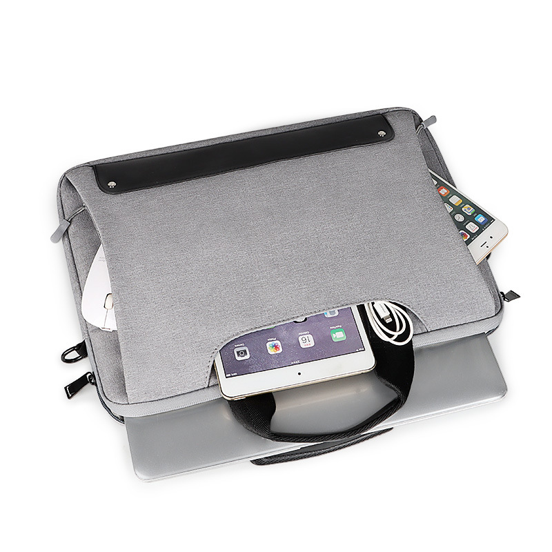 Wholesale Single-Shoulder Laptop Bag with Waterproof Executive Bag, 13-15.6 inches, Unisex, Logo Printable