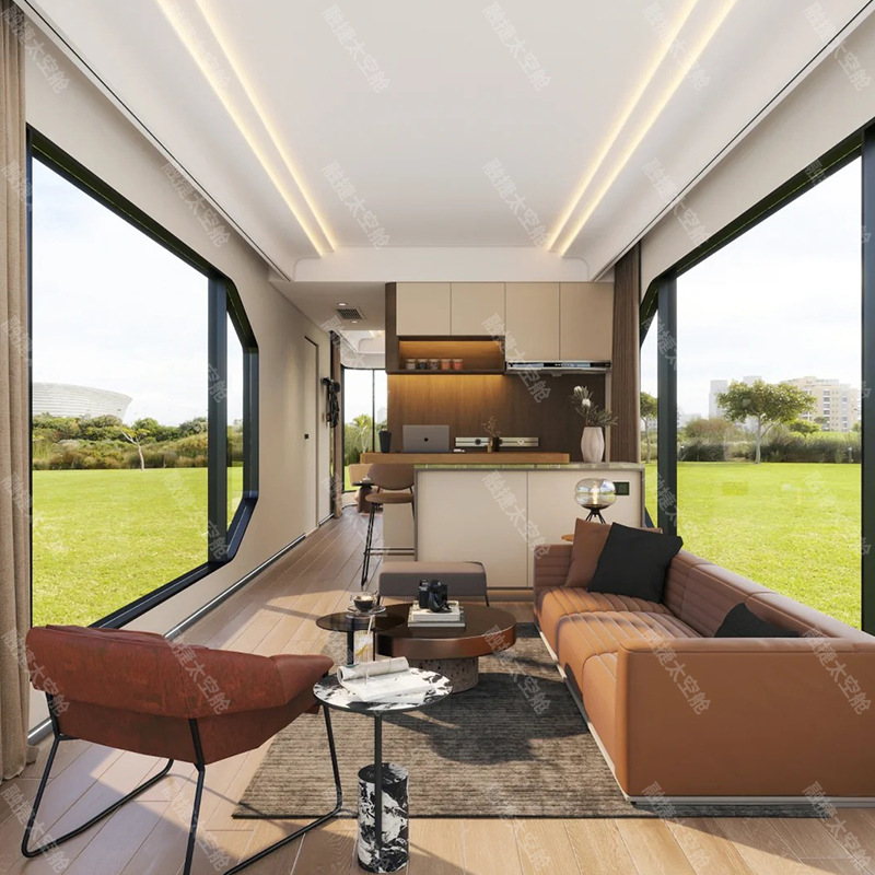 2025 nueva cápsula espacial habitación móvil casa de familia solárium habitación de cielo estrellado campamento al aire libre lugar escénico Apple spot