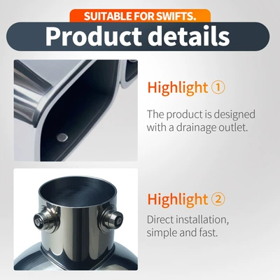 Suitable for 08 Impreza, Car muffler