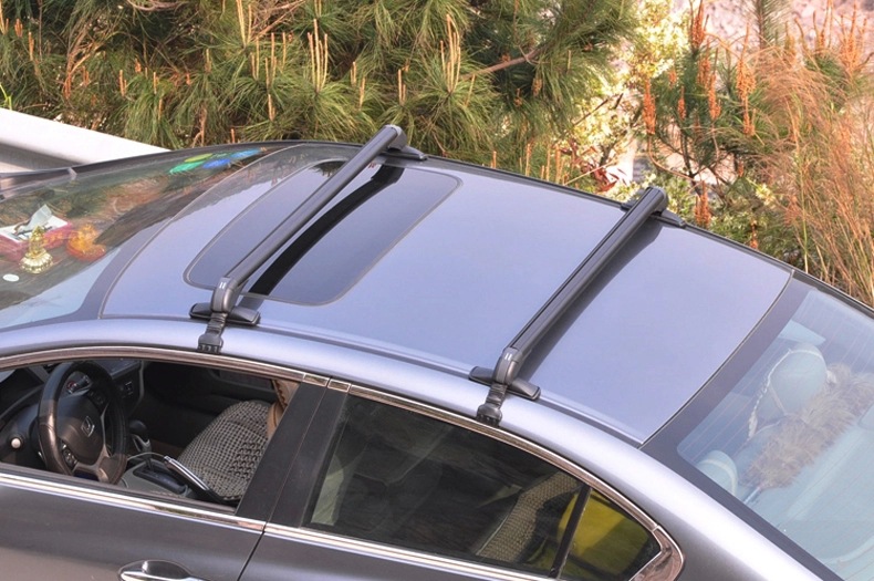 Car Luggage Rack Crossbar Universal Aluminum Alloy Lockable Roof Rack Crossbar Car Bicycle Rack Load-Bearing Luggage Rack