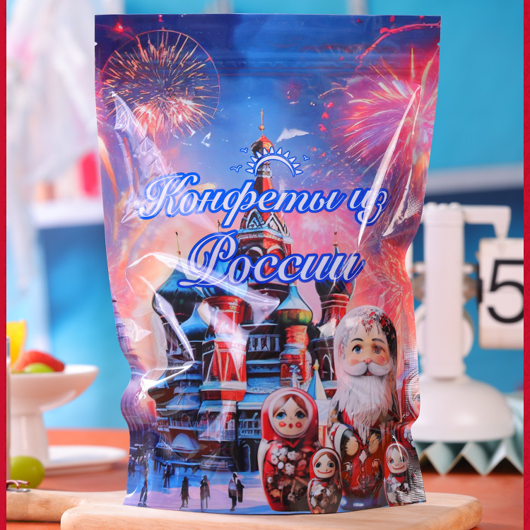 俄罗斯进口多种口味混合糖果年货必备500g/袋其他环氧树脂胶粘剂