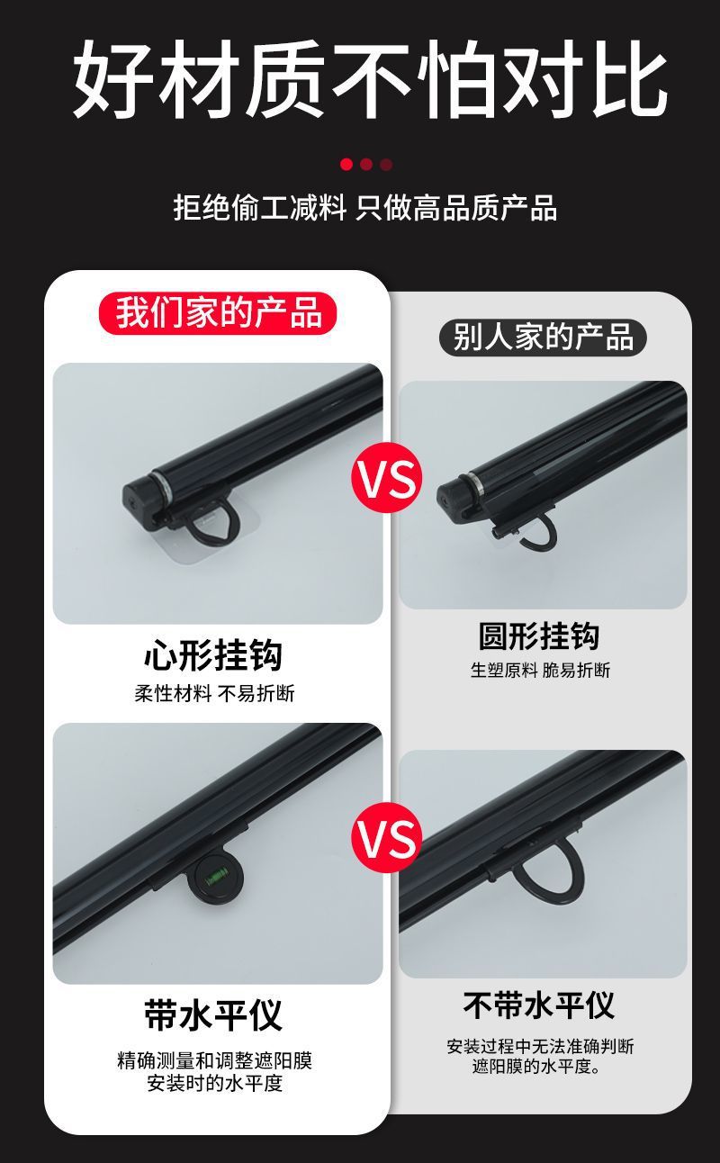 Sunshade Curtains for Trucks, Buses, Passenger Cars, and Tricycles; Sun Protection and Heat Insulation for the Driver's Front Windshield