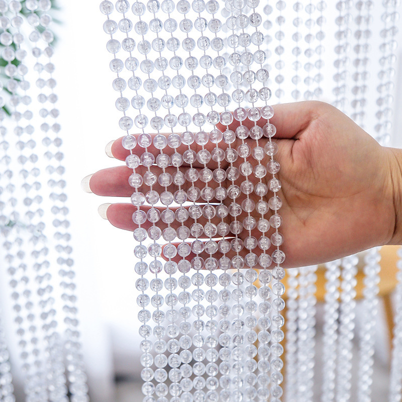 Bedroom Door Curtain Bead Curtain Crystal Curtain to Resolve the Door to the Door Living Room Aisle Toilet Acrylic Beads Without Punching 2025