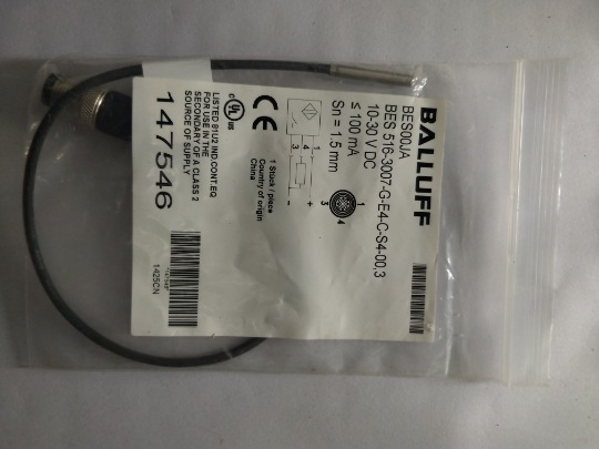 A032*全新原装巴鲁夫 BES00JA BES 516-3007-G-E4-C-S4-00,3 现