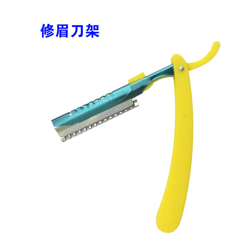 Eyebrow shaping knife holder