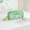 Japanese double-layer capacious pencil case, stationery for elementary school students, storage bag