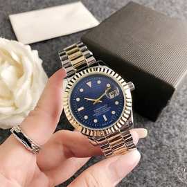 义乌小商品城百货手表批发初中男孩合金日历外贸女表货源外贸款