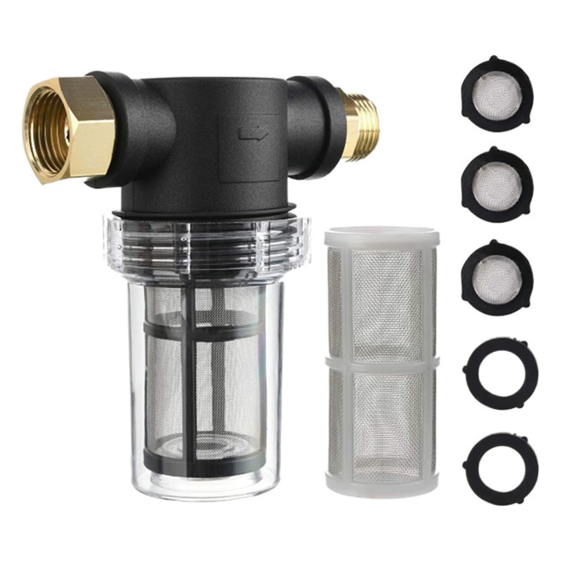 Трансграничная оптовая очистительная машина передний фильтр американский резьбовой 3/4 интерфейс садовый водопровод впускной фильтр фильтр