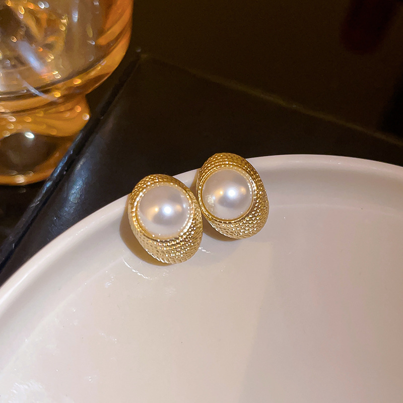 1 Pair Casual Elegant Lady Geometric Bow Knot Inlay Imitation Pearl Zircon Drop Earrings display picture 27