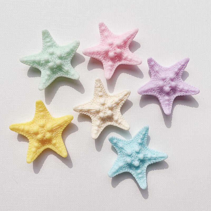 Large Ocean Starfish Shell DIY Phone Case, Clogs, Hair Clips, Hair Accessories, Resin Parts, Jewelry Materials Wholesale
