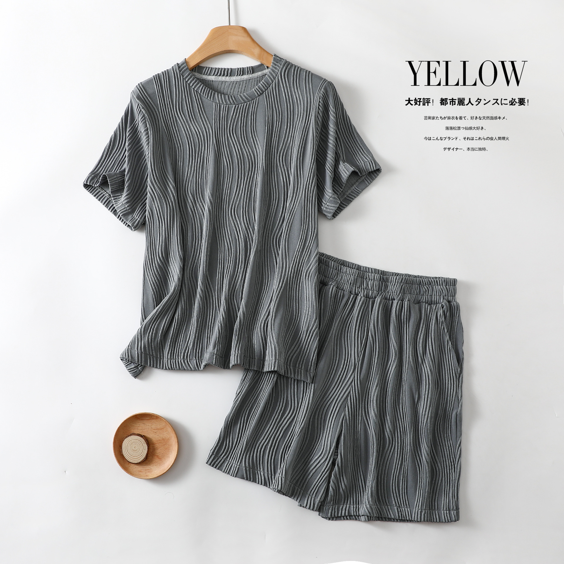 普通  夏  L-2XL 大きいサイズ 上下セット