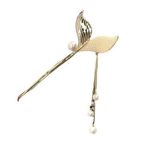 Fishtail tassel hairpin women's new hairpin antique style high-end hairpin hairpin hair accessories wholesale