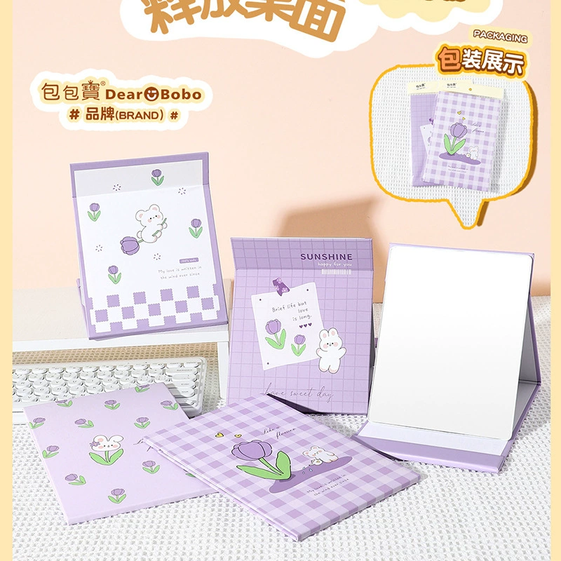 Cartoon table folding paper