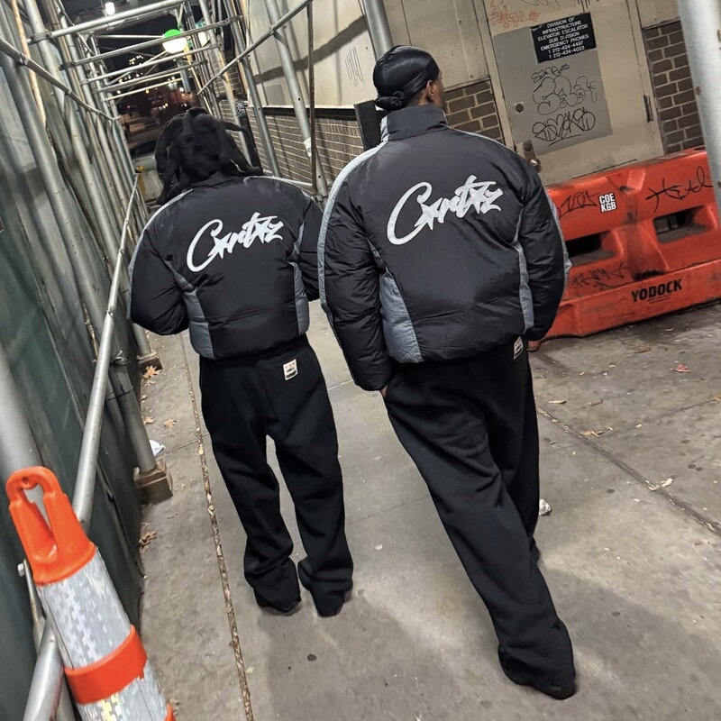 Corteiz Jacket Collection down Jacket Hooded Warm Loose Ukdripdrill European and American Hip-Hop Street