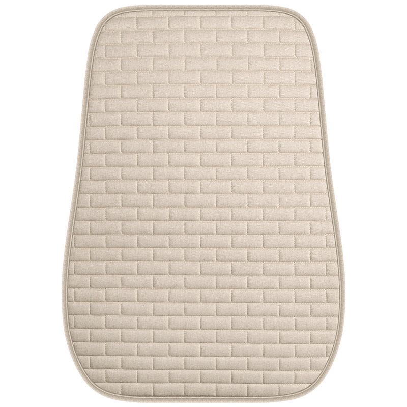 Seat cushion, seat cover, Universal Universal Single Pad - brick-linen-single-backrest-beige