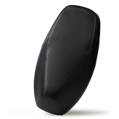 Seat Cover, Motorcycle Coffee-Colored Waterproof: Motorcycle cushion - black-carbon-fiber-s-number