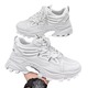 men's shoes, youth leisure sports, running, thick soles, increased height, black warrior dad trendy shoes