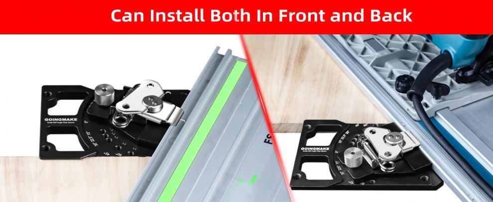 Can install both in front and back