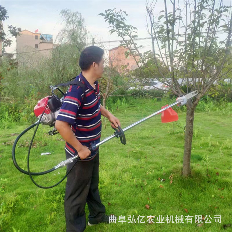 轻便家用松土锄草机二冲程山地开荒打草机果园大棚松土割草机