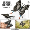M-1611 Swallowtail butterfly (black and white)