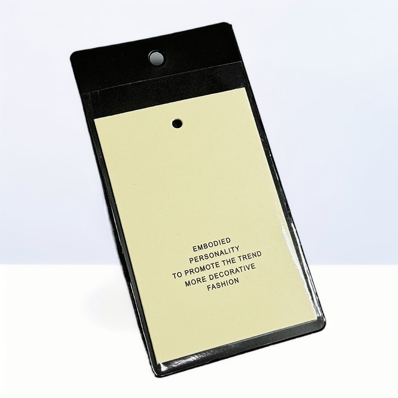 pvc吊牌纸卡吊牌服装印刷透明pvc袋塑料卡套价格优惠防水耐用