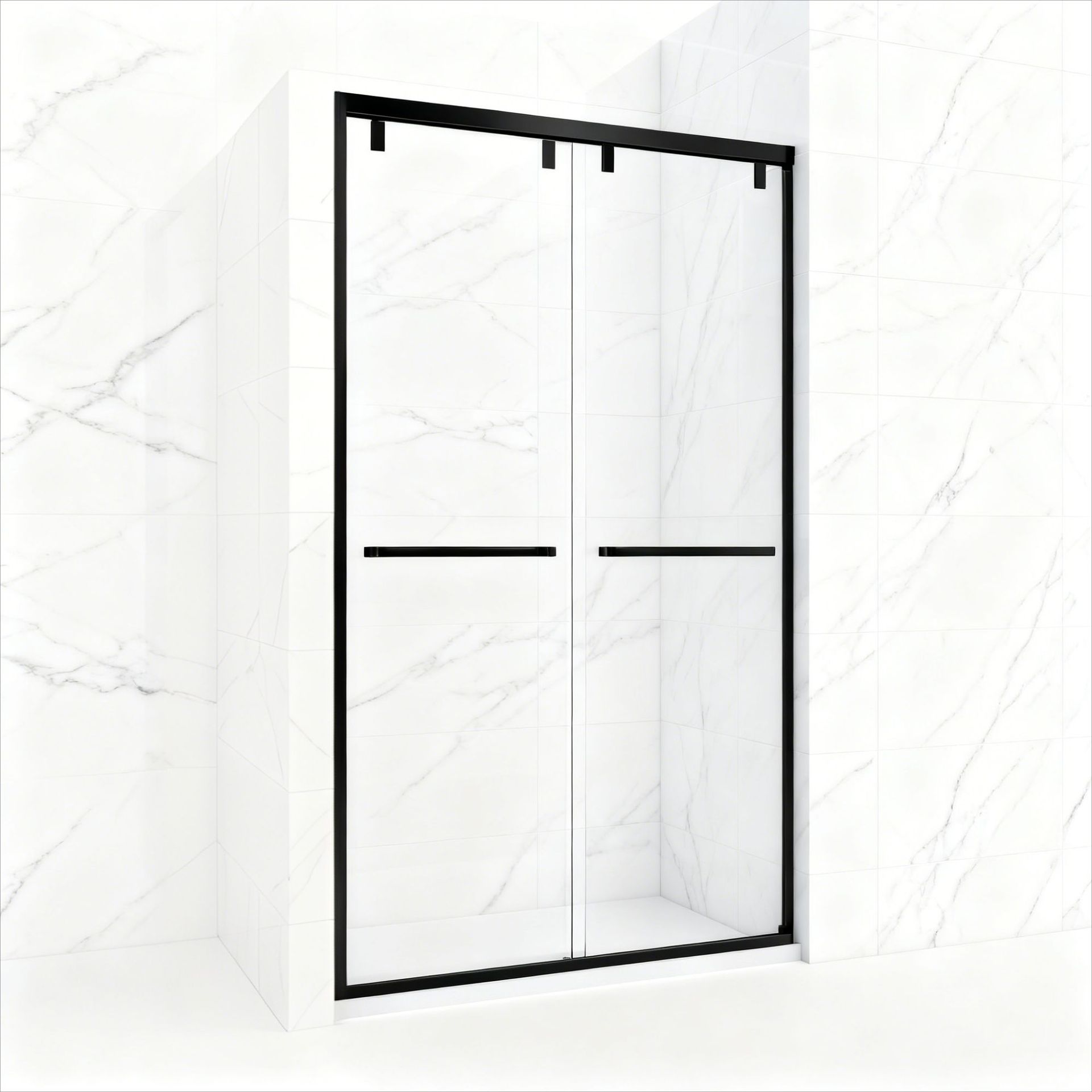 厂家定制304钛金古铜色玫瑰金框架8mm钢化玻璃不锈钢推拉门淋浴房