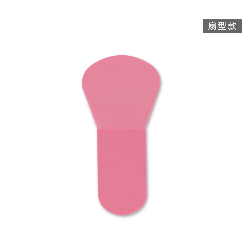 Nuevo pulgar mango corto máscara cepillo silicona cabeza belleza cepillo traje aplicar barro película mini máscara cepillo al por mayor