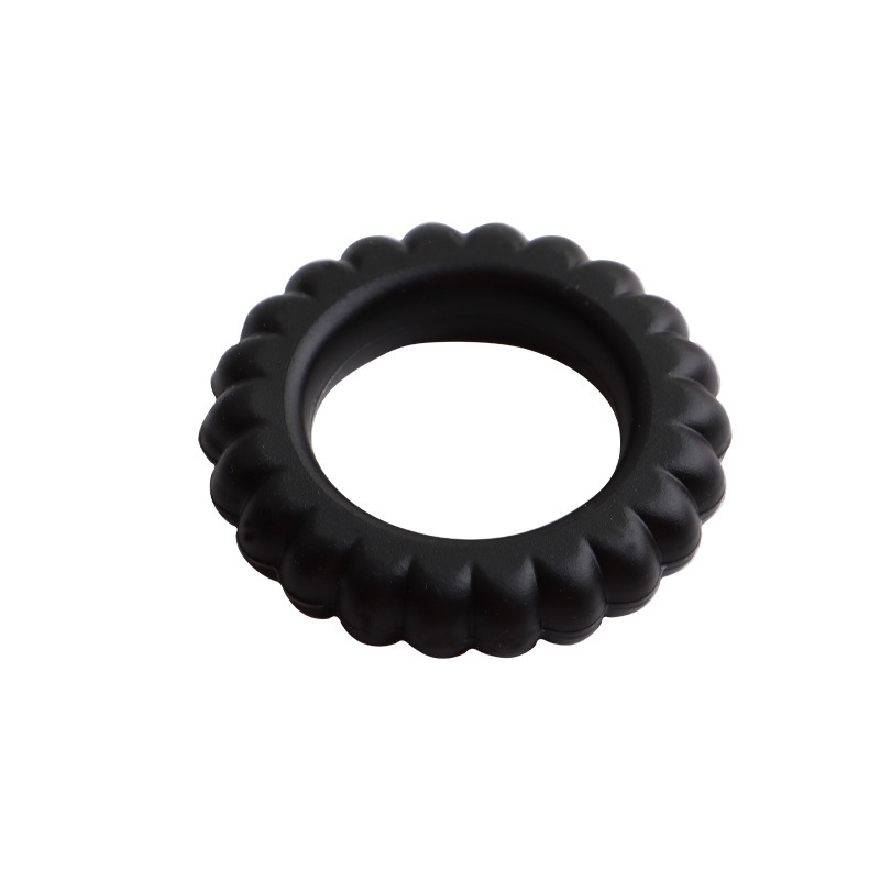 Magic Lock Silicone Penis Ring Set with Desensitizing Granules for Delayed Ejaculation — detail image 2