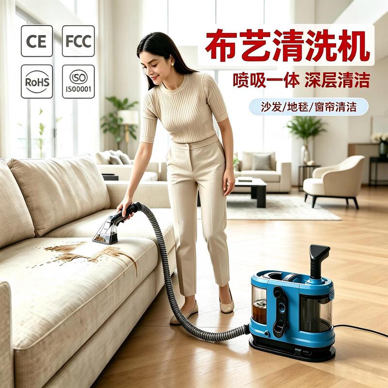 Cross-border fabric cleaning machine for home use, with spray and suction functions, multifunctional for cleaning sofas, carpets, and car interiors, bestseller Cross-border fabric cleaning machine for home use, with spray and suction functions, multifunctional for cleaning sofas, carpets, and car interiors, bestseller