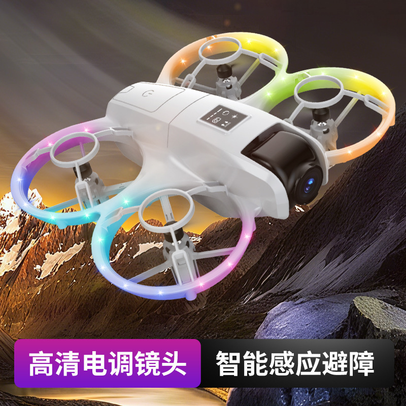 2025 Cross-Border New Product Drone with Screen Aerial Photography 6 High-Definition Remote Control Aircraft 8 Fully Protected Fixed-Height Aerial Photography Aircraft