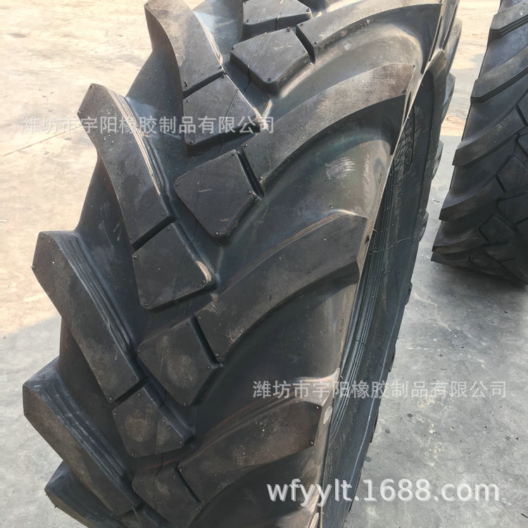 18/90-16工程轮胎 加厚型 工程机械轮胎 越野花纹人字胎