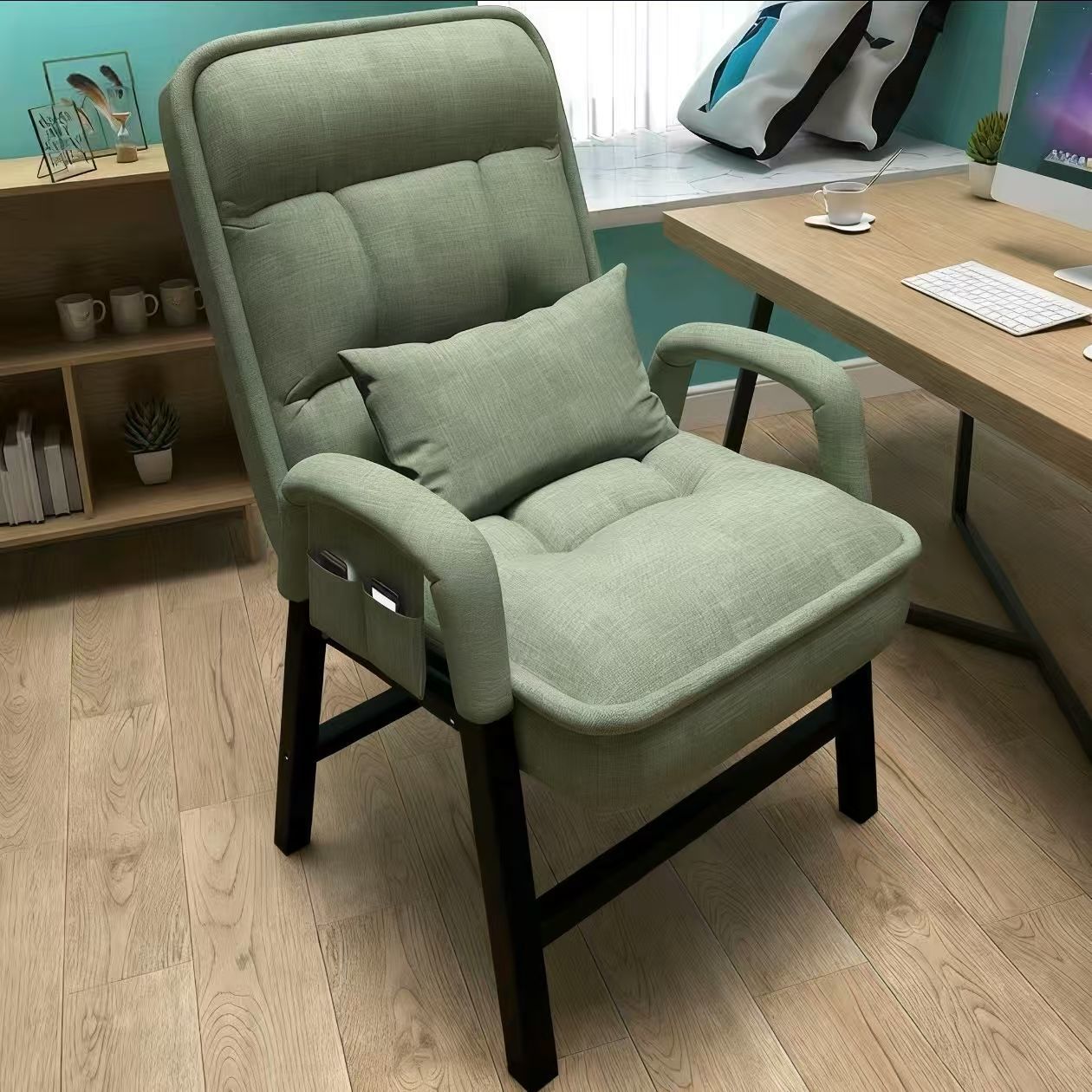 Silla de computadora hogar confortable silla de oficina silla de escritorio silla de escritorio silla de dormitorio para estudiantes universitarios silla de deportes electrónicos silla de respaldo para estudiantes