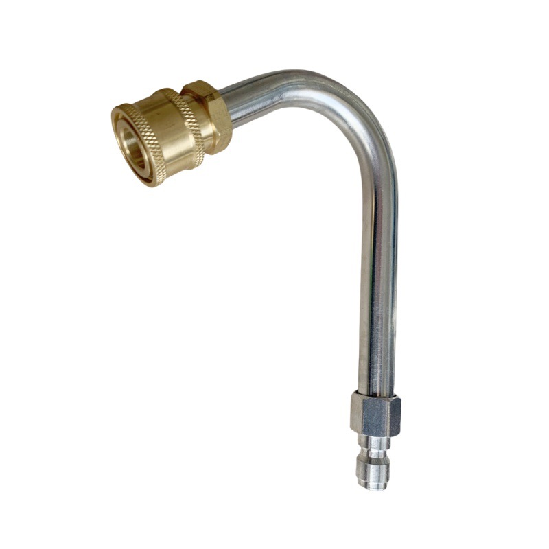 High-pressure car washing machine water gun extension extension rod 90 degree multi-angle bending rod modification extension quick coupling rod