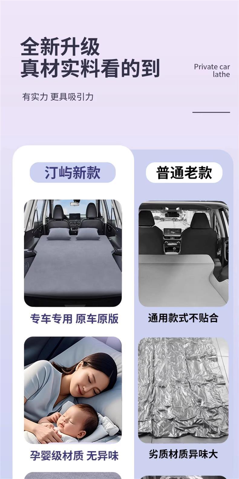 Nissan X-Trail Car Mattress, Inflatable Rear Seat Sleeping Pad, Sleeping Gadget, Suv-Specific Supplies, Bed for the Car