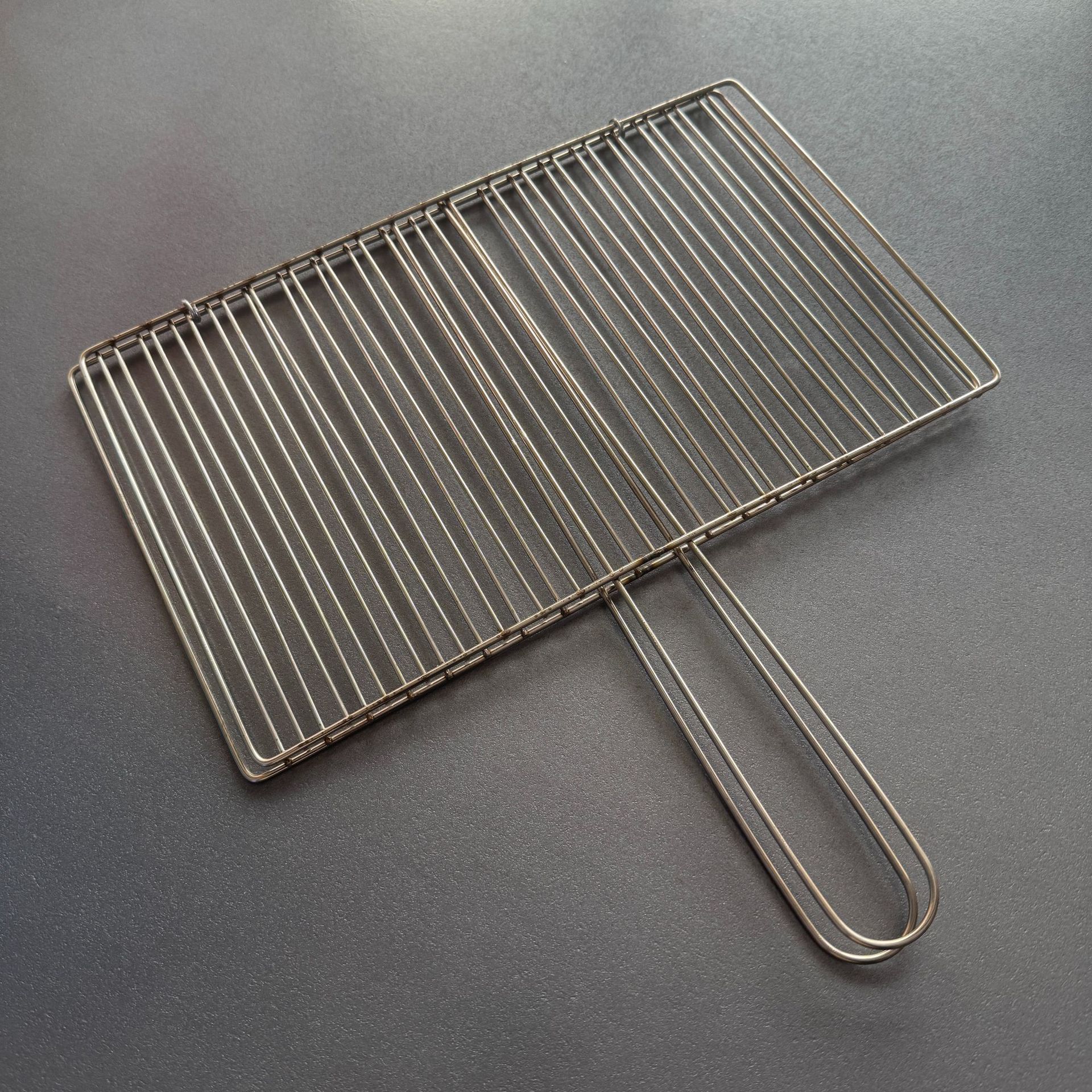 Pinza de Red para Barbacoa Doble Capa de Acero Inoxidable, Fácil de Limpiar image 12