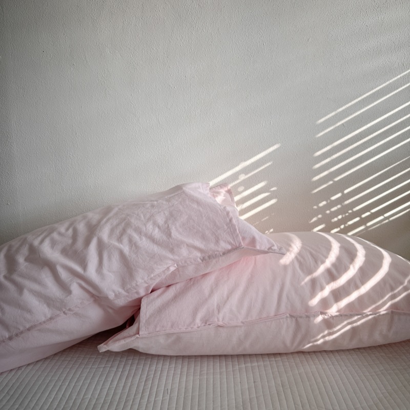 Ins風単品純綿枕カバー格子純色と封筒式枕カバー48*74単品枕芯内胆カバー