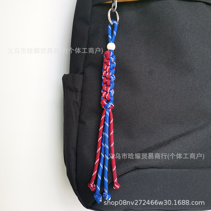 撞色中国风玉米结包挂件纯手工miu系挂绳5mm伞绳手机钥匙扣车挂饰|undefined