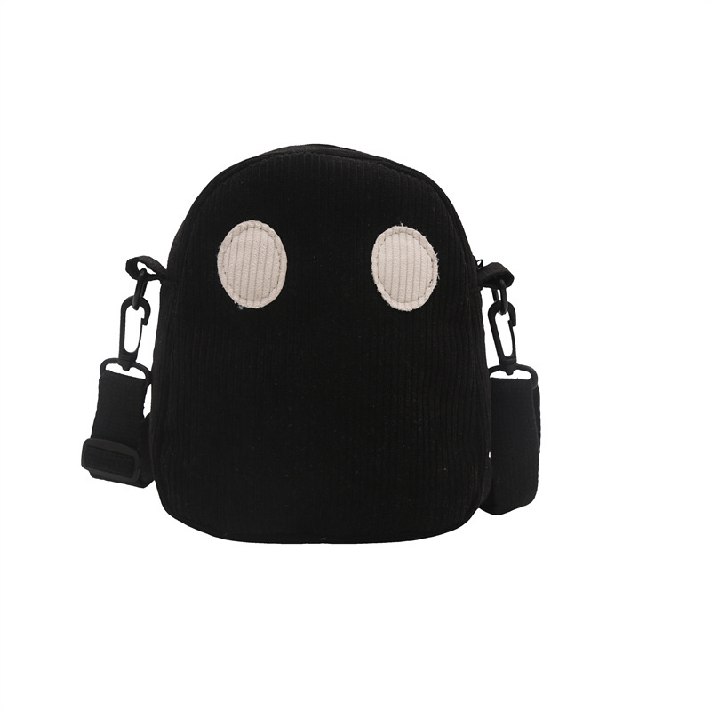 Harajuku nicho japonés bolso de hombro personalidad fantasma extraño lindos mochilas de mujeres bolso de dibujos animados para teléfonos móviles