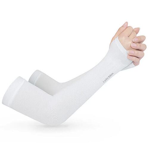 Summer Unisex Outdoor Cycling Thin Sunscreen Ice Sleeves Women's Arm Guards Anti-UV Ice Silk Sleeves Boxed Wholesale