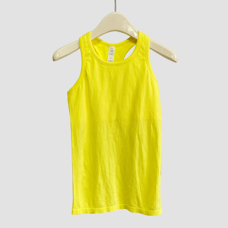 Long Yoga Vest (Women's) Breathable Detachable Sports Top with Removable Cups, 2–8 Sizes