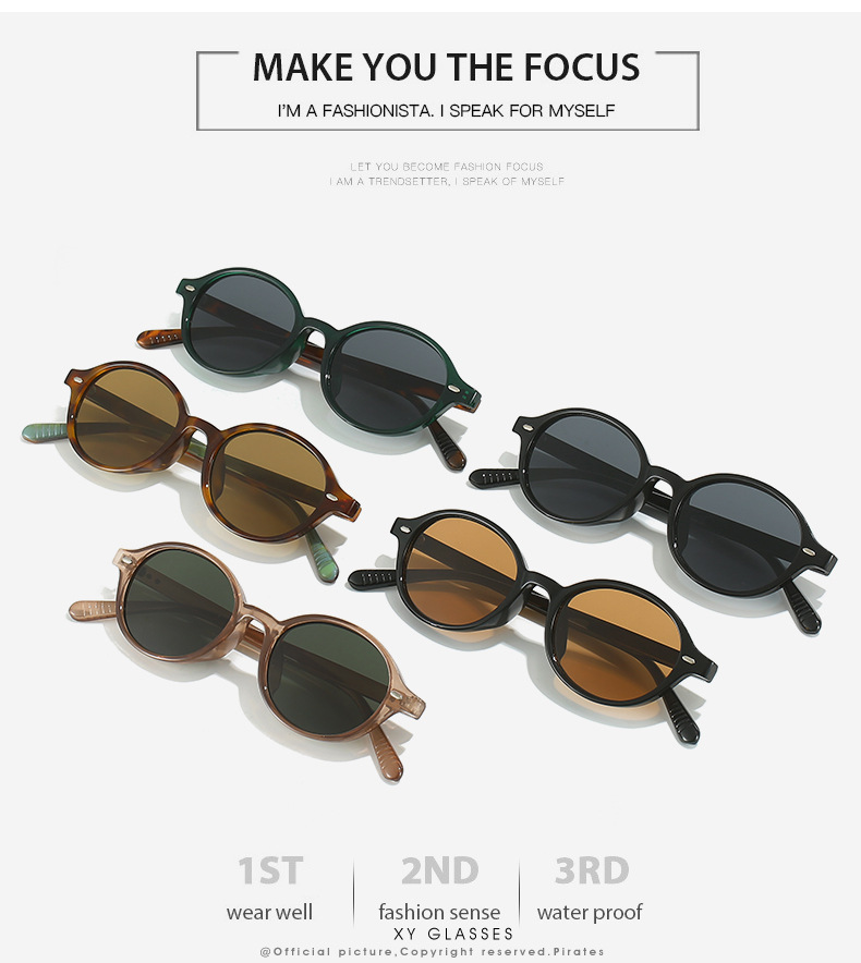 31g Weight Full Frame Glasses Structure Sunglasses Classification PC, UV400 Protection Lens Material Oval Frame Glasses Style Travel, Daily Occasion Solid Color Pattern All Seasons Season Unisex Gender Casual, Simple Style Style Grey, Black Color Casual Simple Style Solid Color PC UV400 Protection Oval Frame Full Frame Women's Sunglasses 1